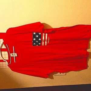 Pink 4th of july red Large shirt